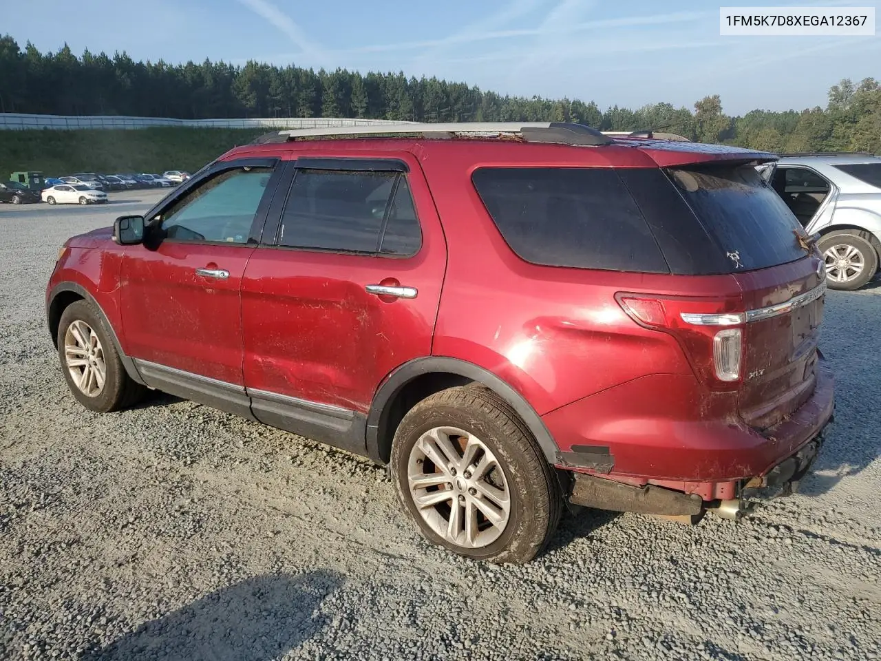 1FM5K7D8XEGA12367 2014 Ford Explorer Xlt