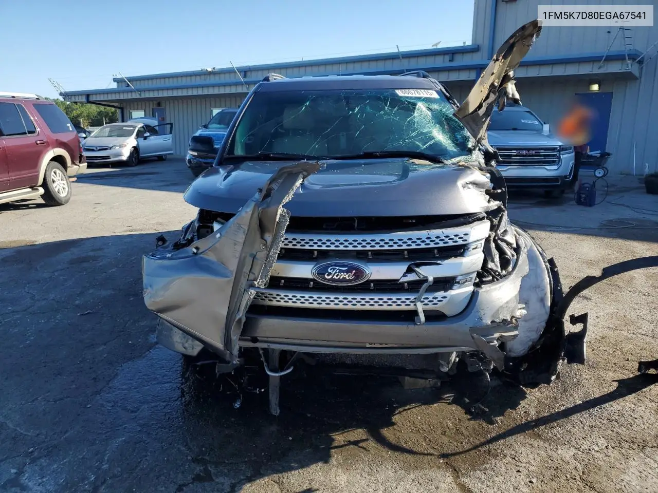 1FM5K7D80EGA67541 2014 Ford Explorer Xlt