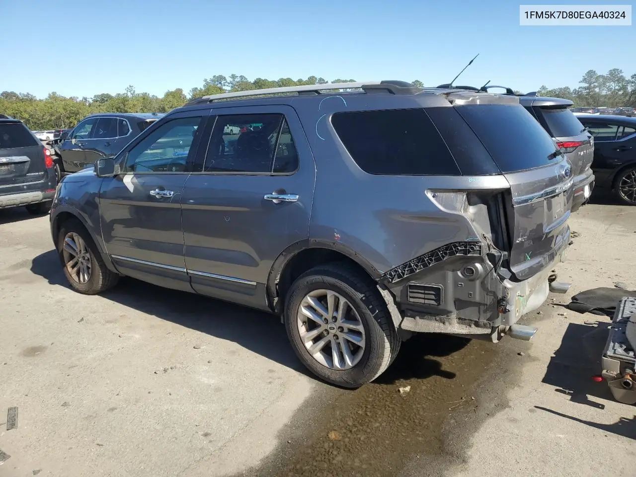 1FM5K7D80EGA40324 2014 Ford Explorer Xlt