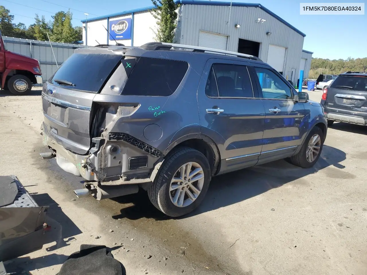 1FM5K7D80EGA40324 2014 Ford Explorer Xlt