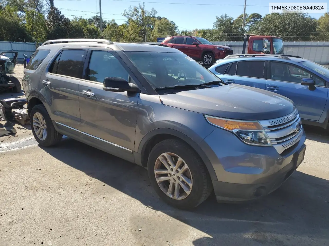 1FM5K7D80EGA40324 2014 Ford Explorer Xlt