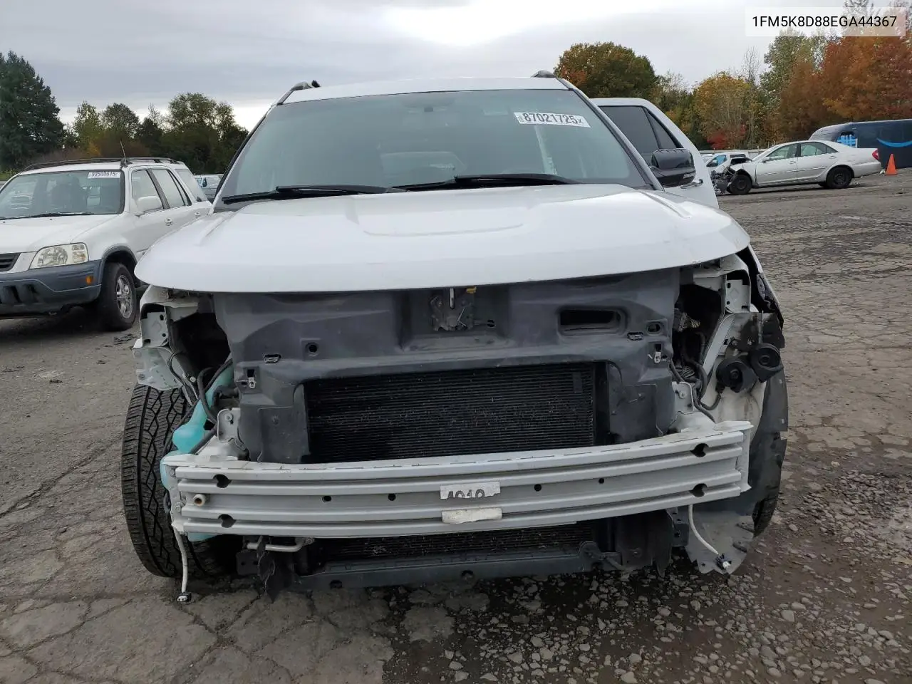 1FM5K8D88EGA44367 2014 Ford Explorer Xlt