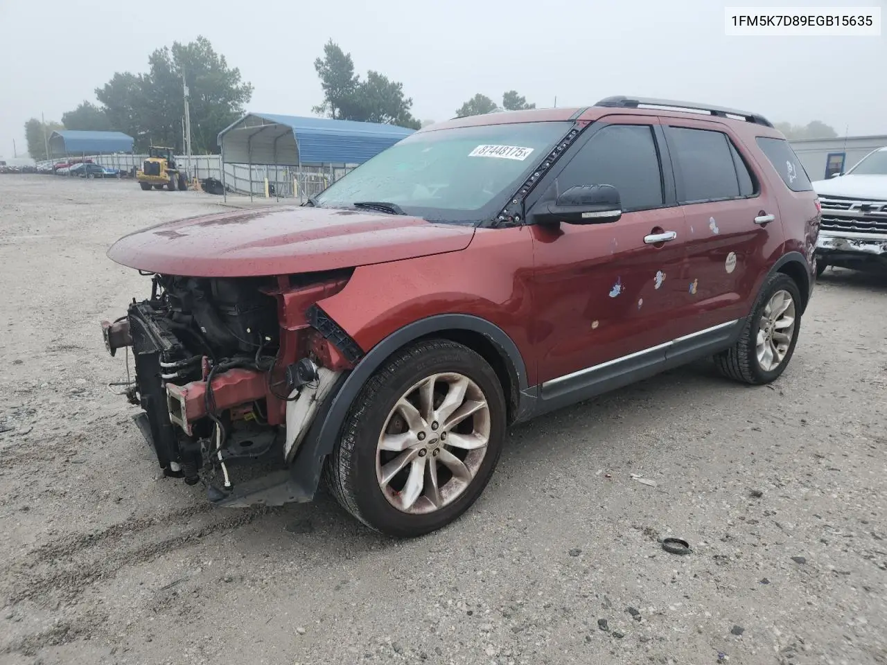 1FM5K7D89EGB15635 2014 Ford Explorer Xlt