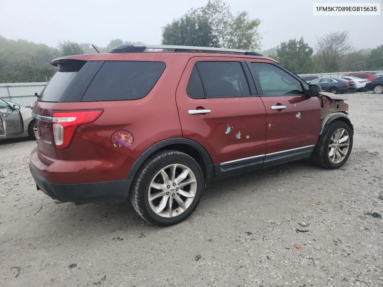 1FM5K7D89EGB15635 2014 Ford Explorer Xlt