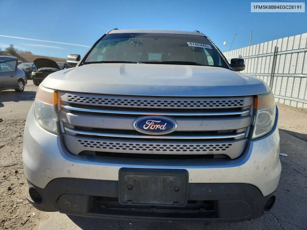 1FM5K8B84EGC28191 2014 Ford Explorer