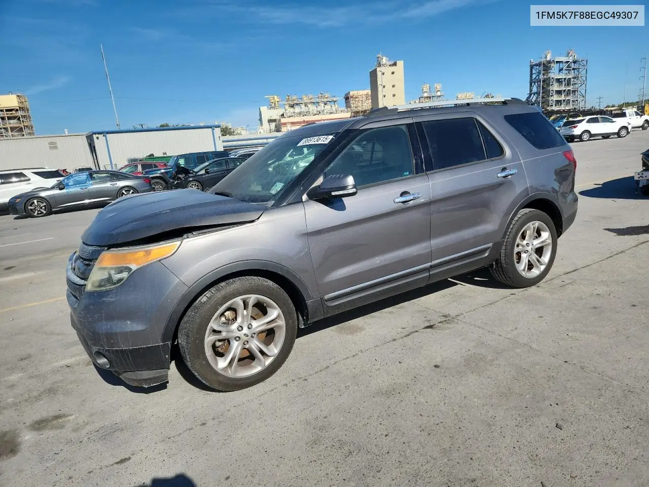 1FM5K7F88EGC49307 2014 Ford Explorer Limited