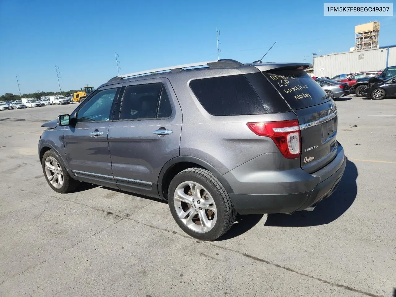 1FM5K7F88EGC49307 2014 Ford Explorer Limited