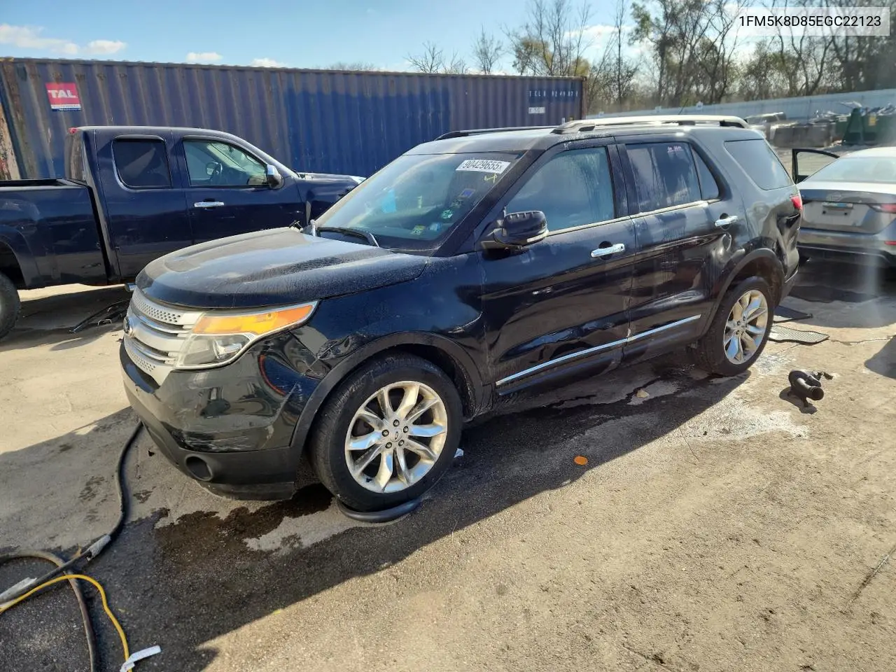1FM5K8D85EGC22123 2014 Ford Explorer Xlt