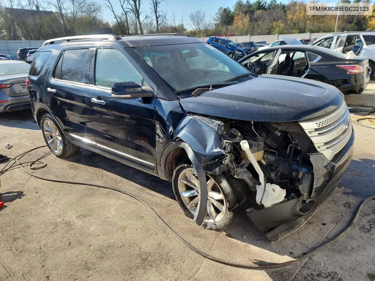 1FM5K8D85EGC22123 2014 Ford Explorer Xlt
