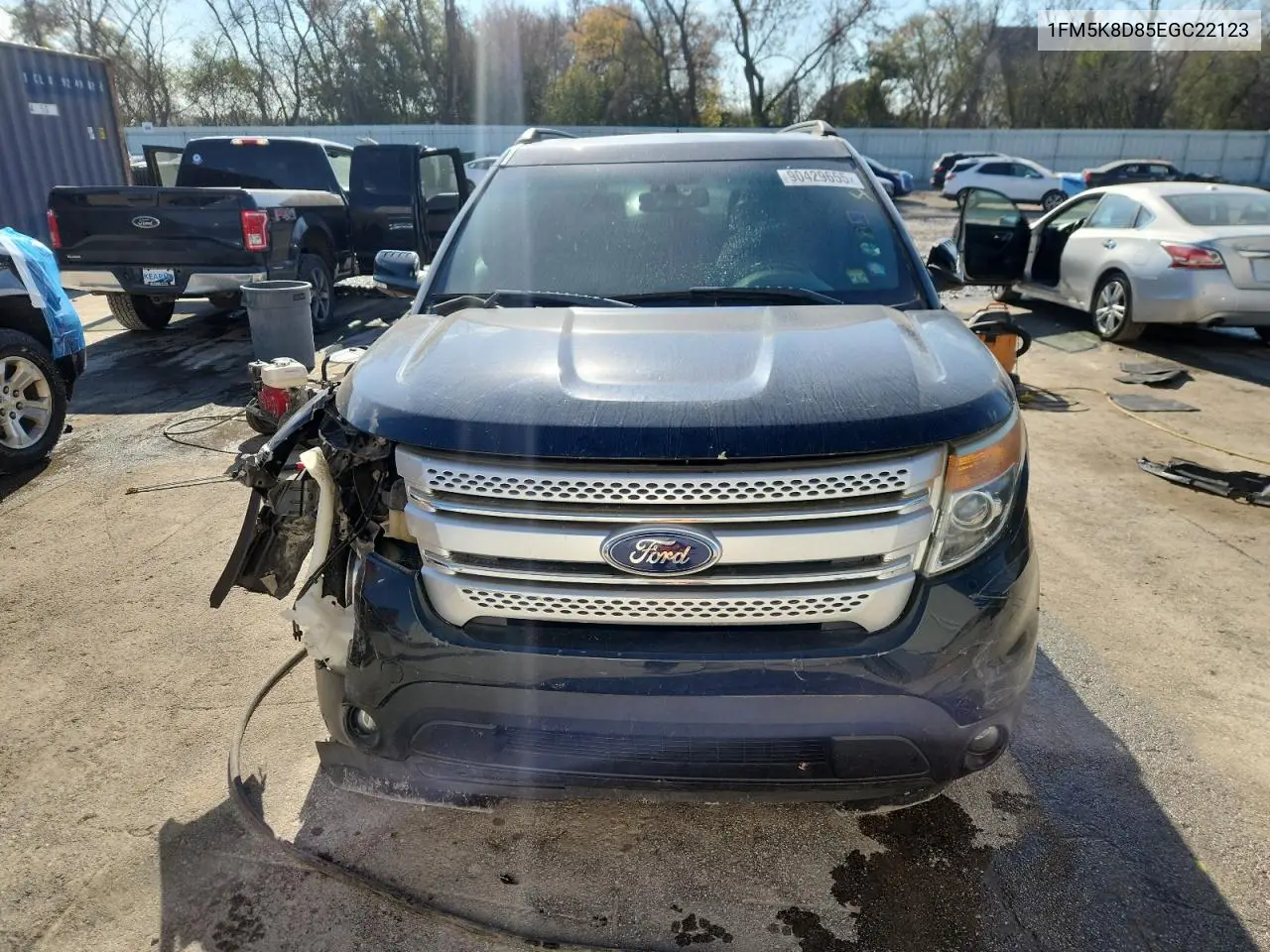 1FM5K8D85EGC22123 2014 Ford Explorer Xlt