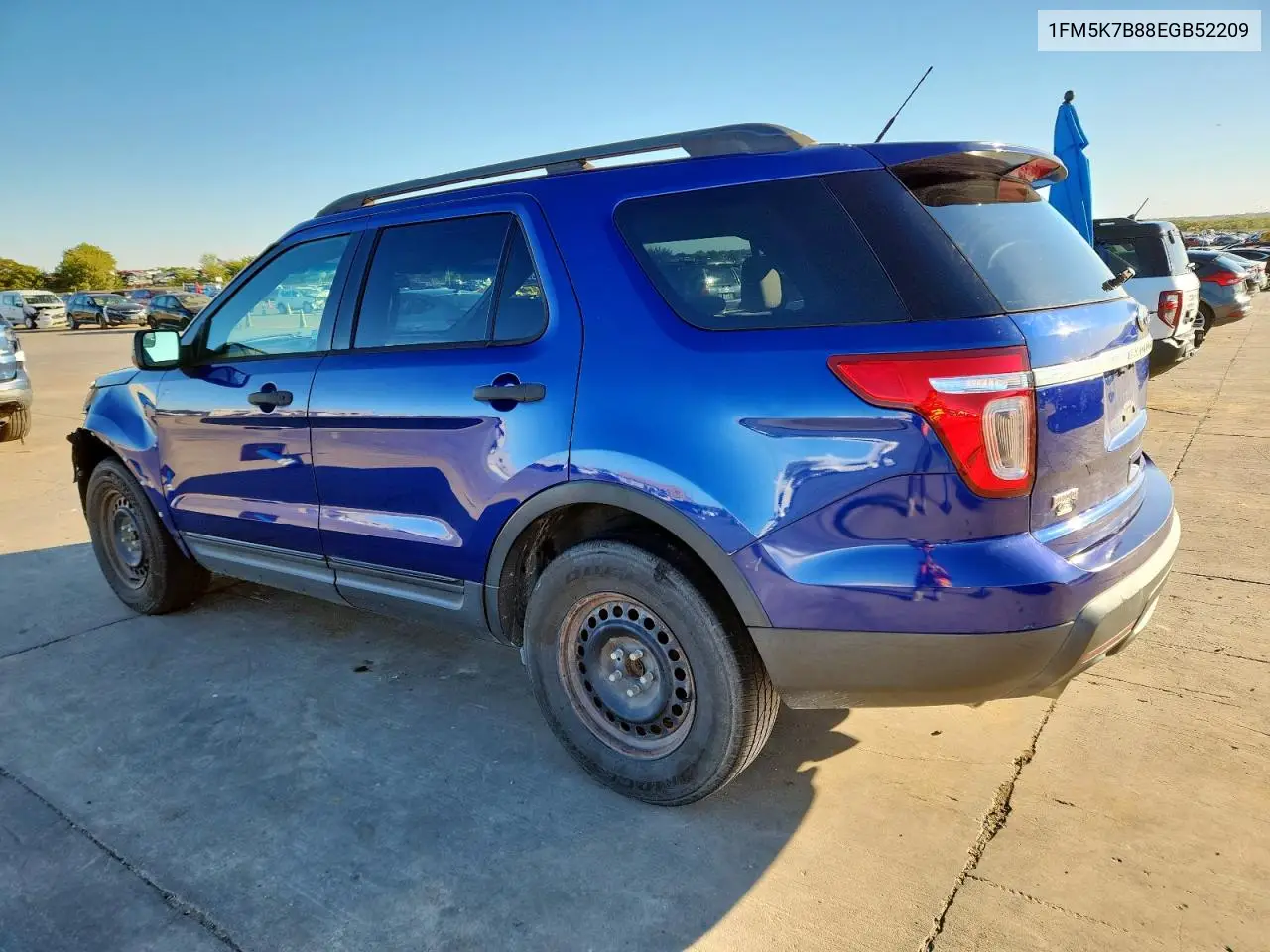 1FM5K7B88EGB52209 2014 Ford Explorer