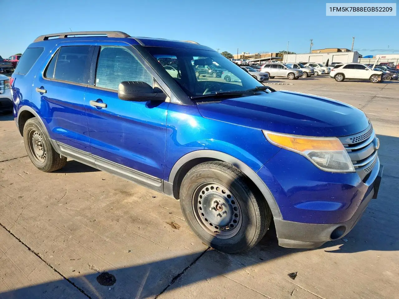 1FM5K7B88EGB52209 2014 Ford Explorer