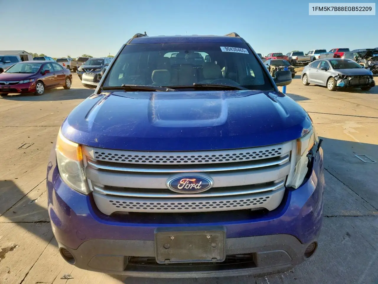 1FM5K7B88EGB52209 2014 Ford Explorer