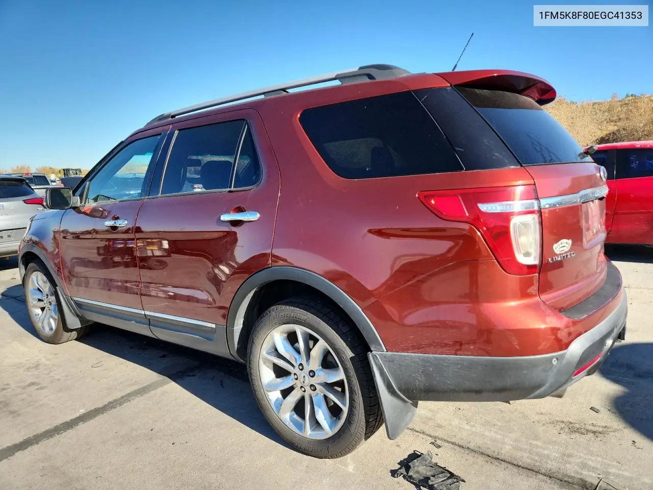 1FM5K8F80EGC41353 2014 Ford Explorer Limited