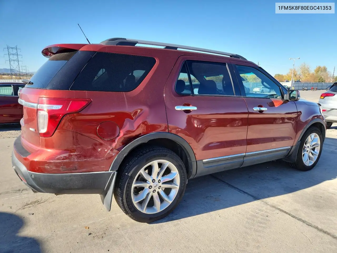 1FM5K8F80EGC41353 2014 Ford Explorer Limited