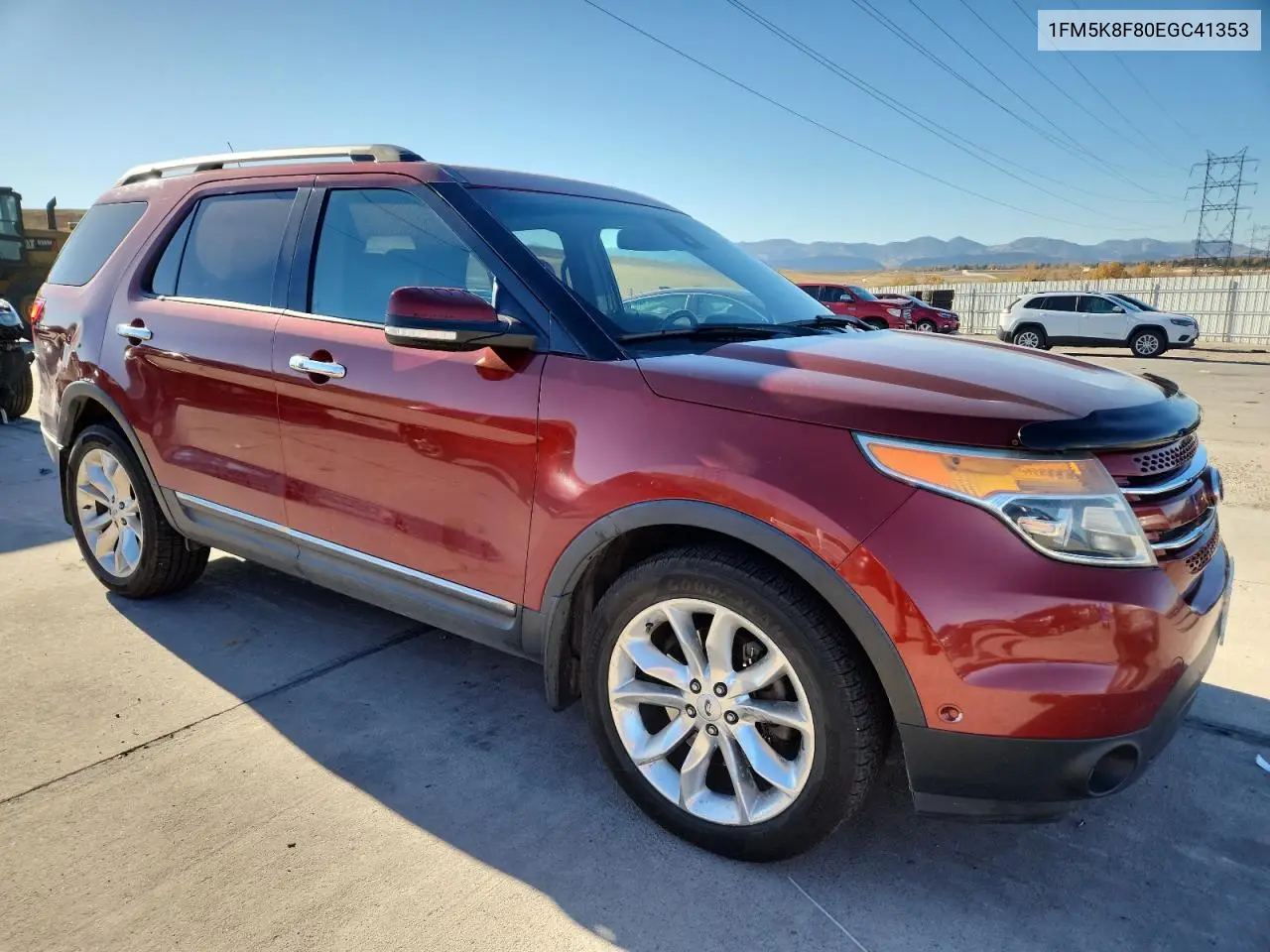 1FM5K8F80EGC41353 2014 Ford Explorer Limited