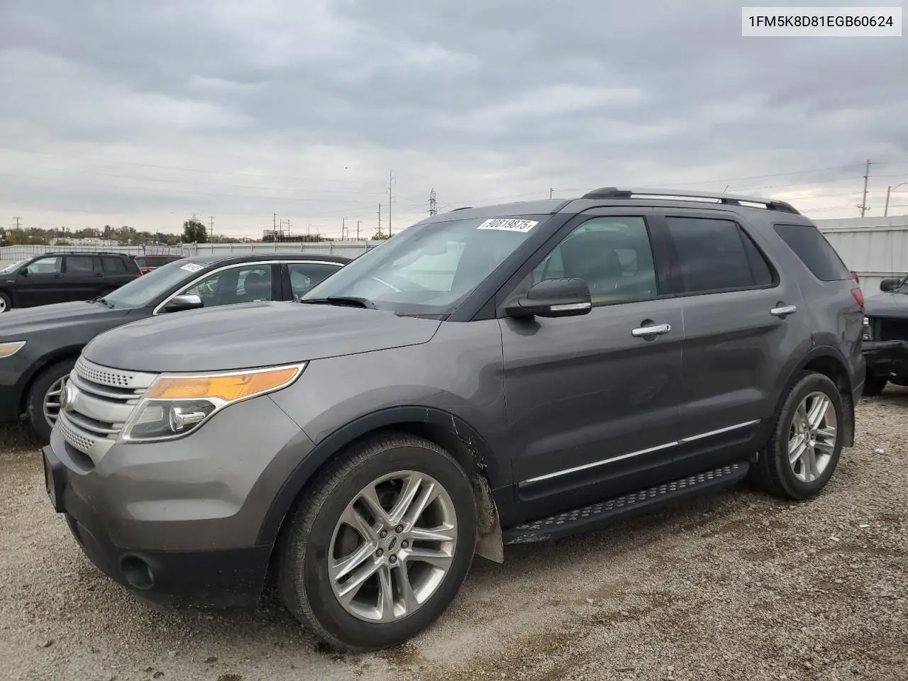1FM5K8D81EGB60624 2014 Ford Explorer Xlt