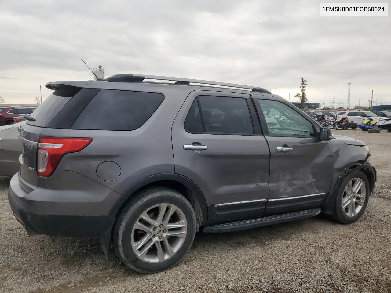1FM5K8D81EGB60624 2014 Ford Explorer Xlt