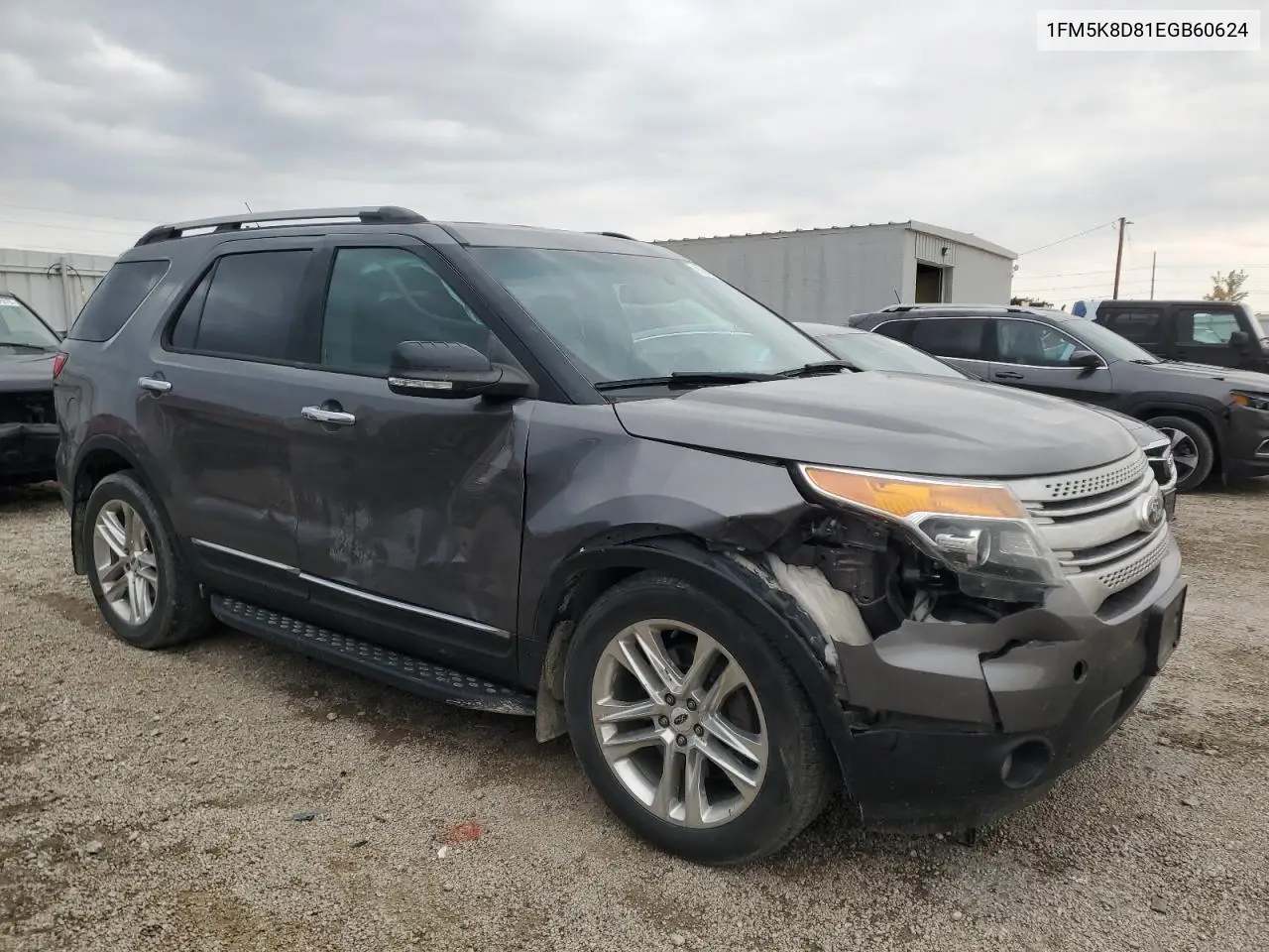 1FM5K8D81EGB60624 2014 Ford Explorer Xlt