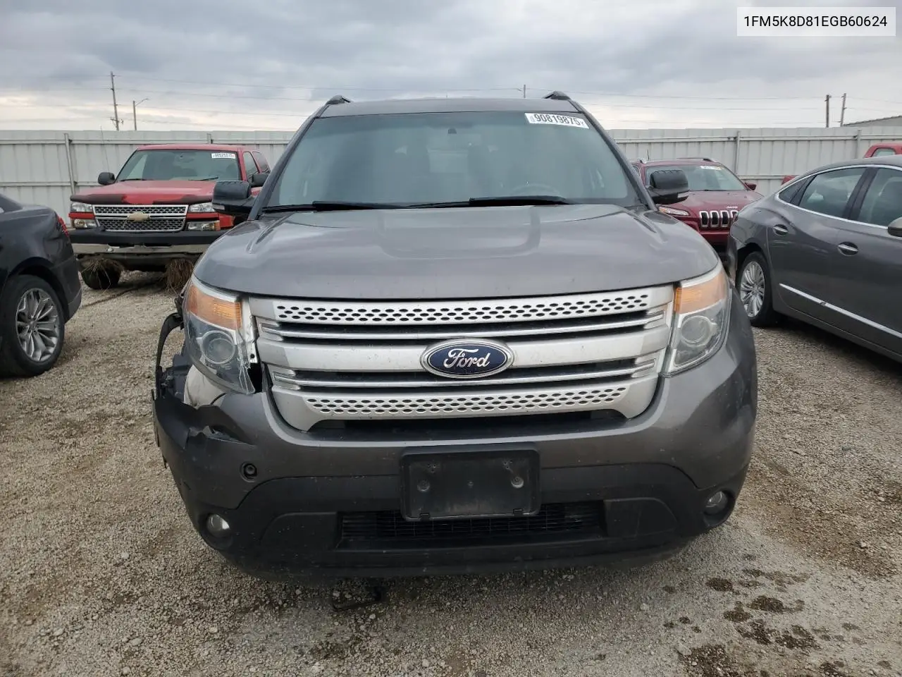 1FM5K8D81EGB60624 2014 Ford Explorer Xlt