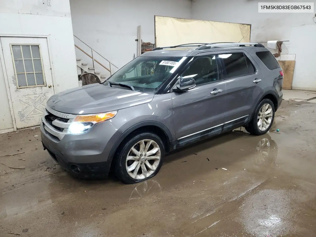 1FM5K8D83EGB67543 2014 Ford Explorer Xlt