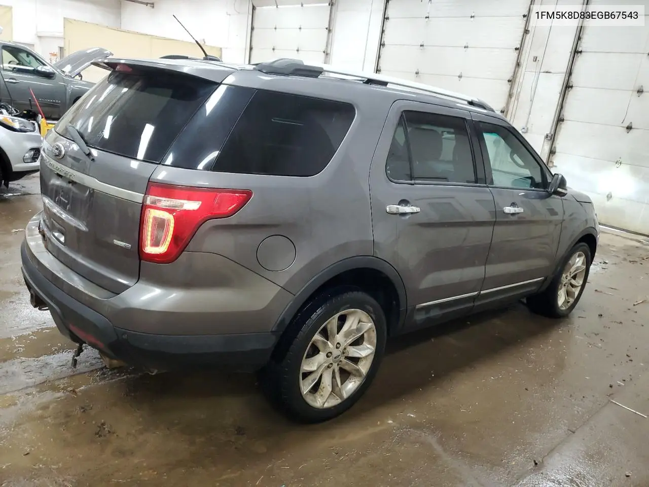 1FM5K8D83EGB67543 2014 Ford Explorer Xlt