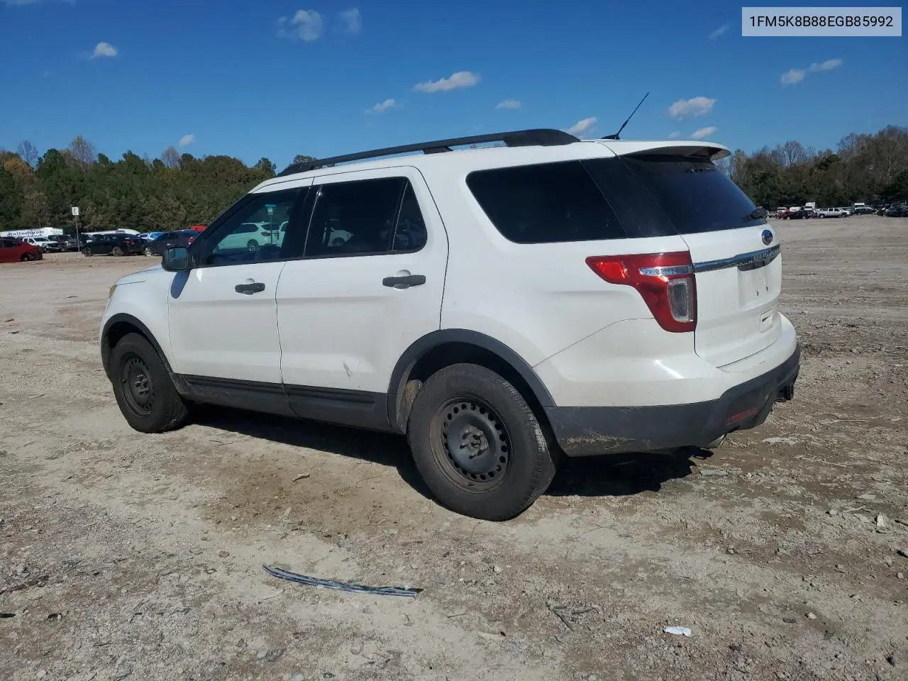 1FM5K8B88EGB85992 2014 Ford Explorer