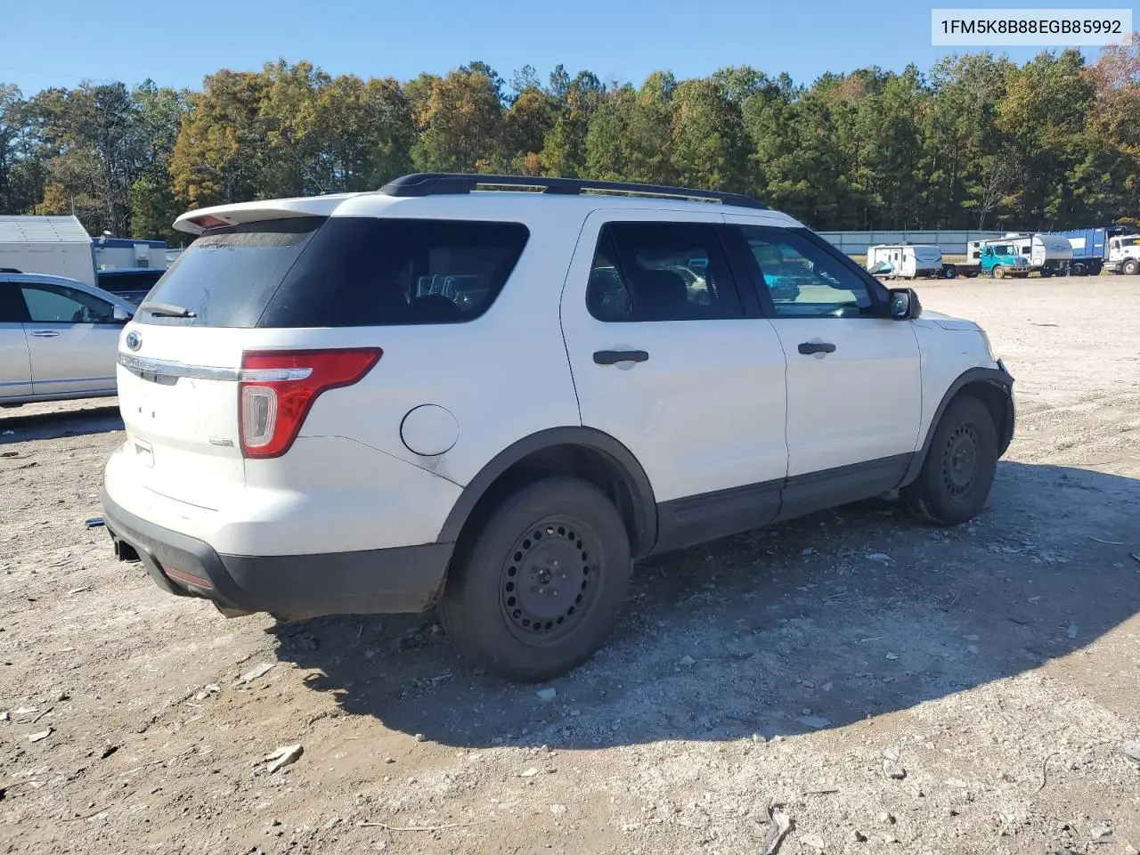 1FM5K8B88EGB85992 2014 Ford Explorer