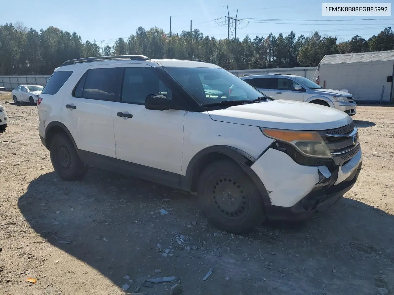 1FM5K8B88EGB85992 2014 Ford Explorer