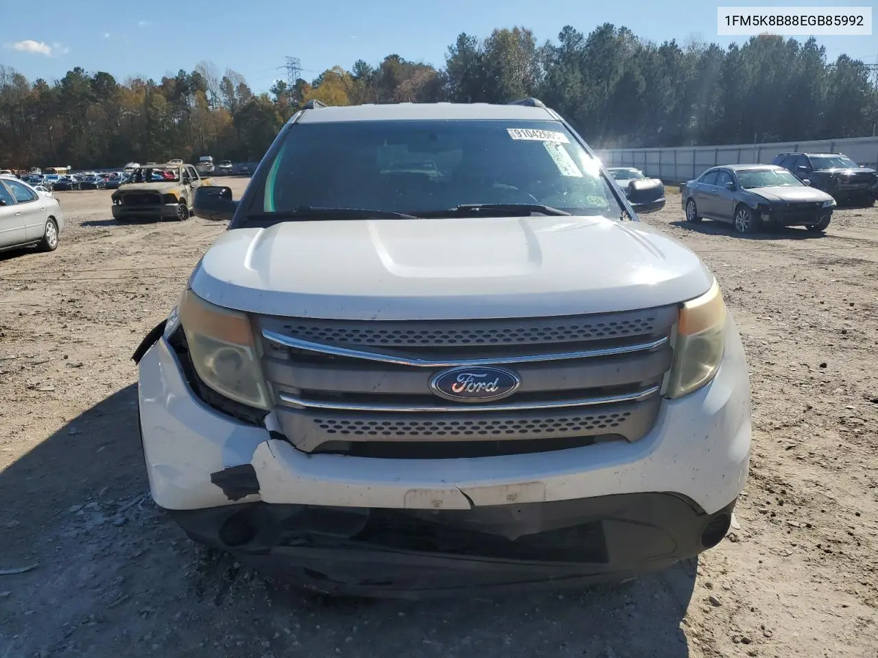 1FM5K8B88EGB85992 2014 Ford Explorer