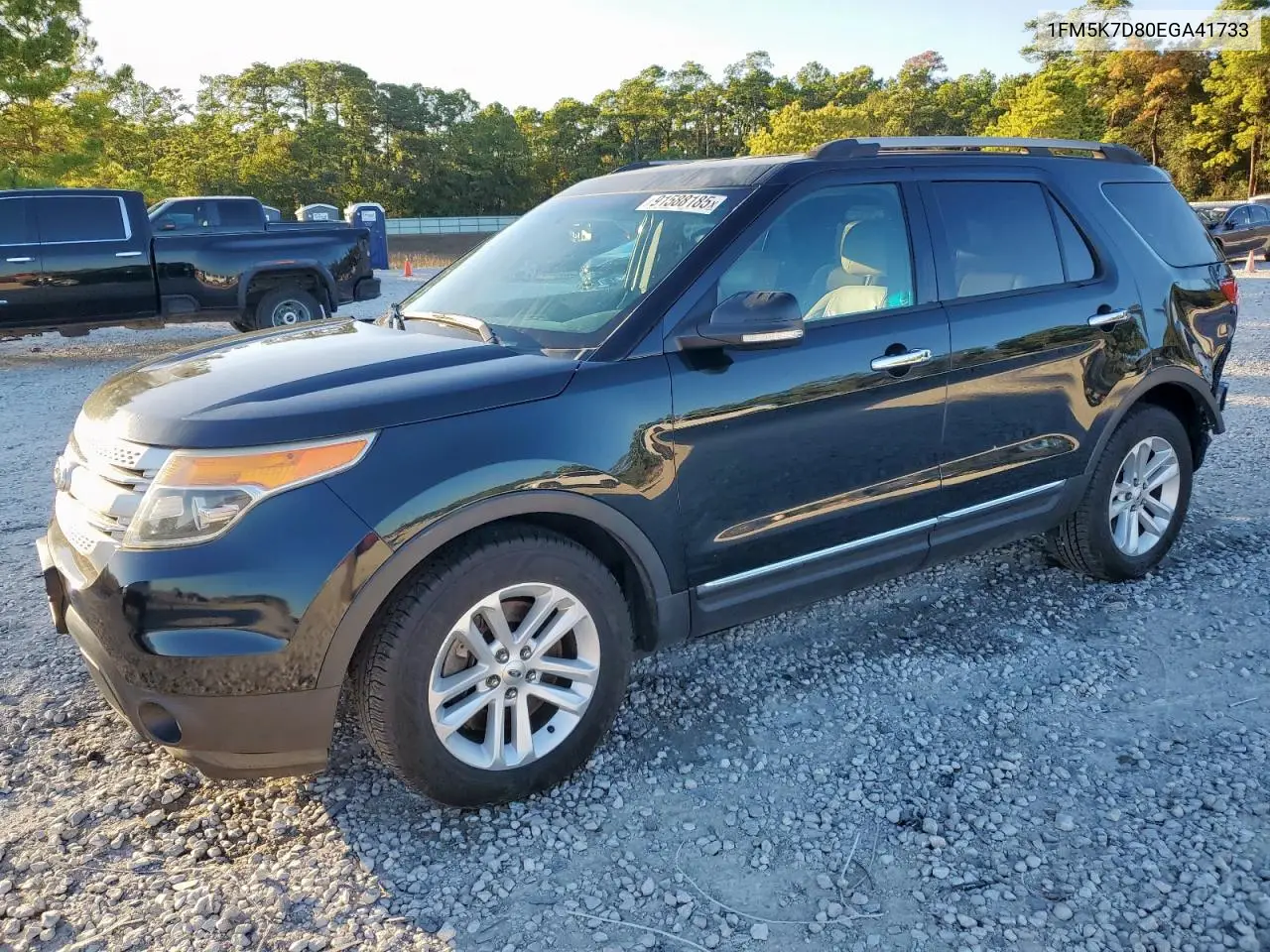 1FM5K7D80EGA41733 2014 Ford Explorer Xlt