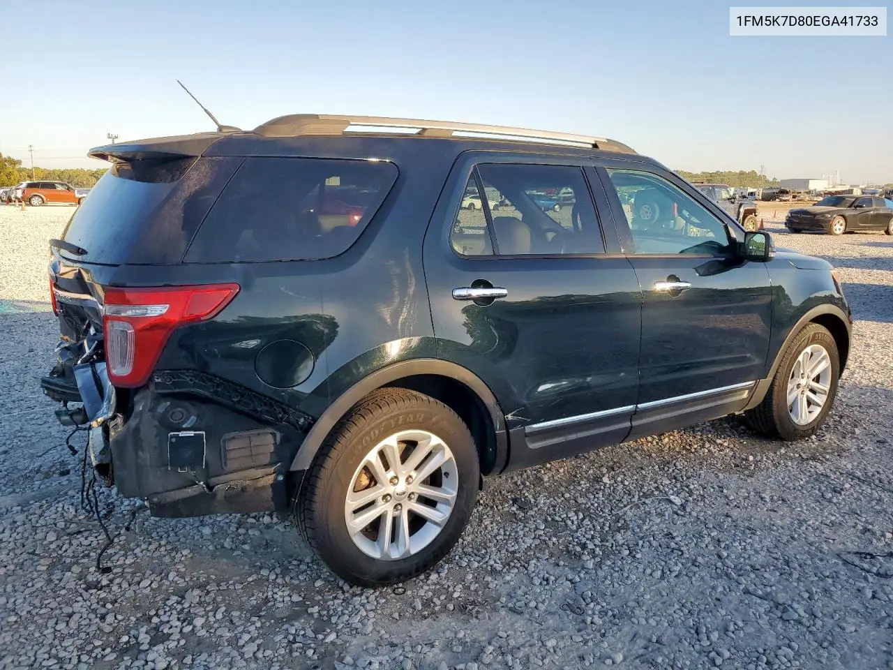 1FM5K7D80EGA41733 2014 Ford Explorer Xlt