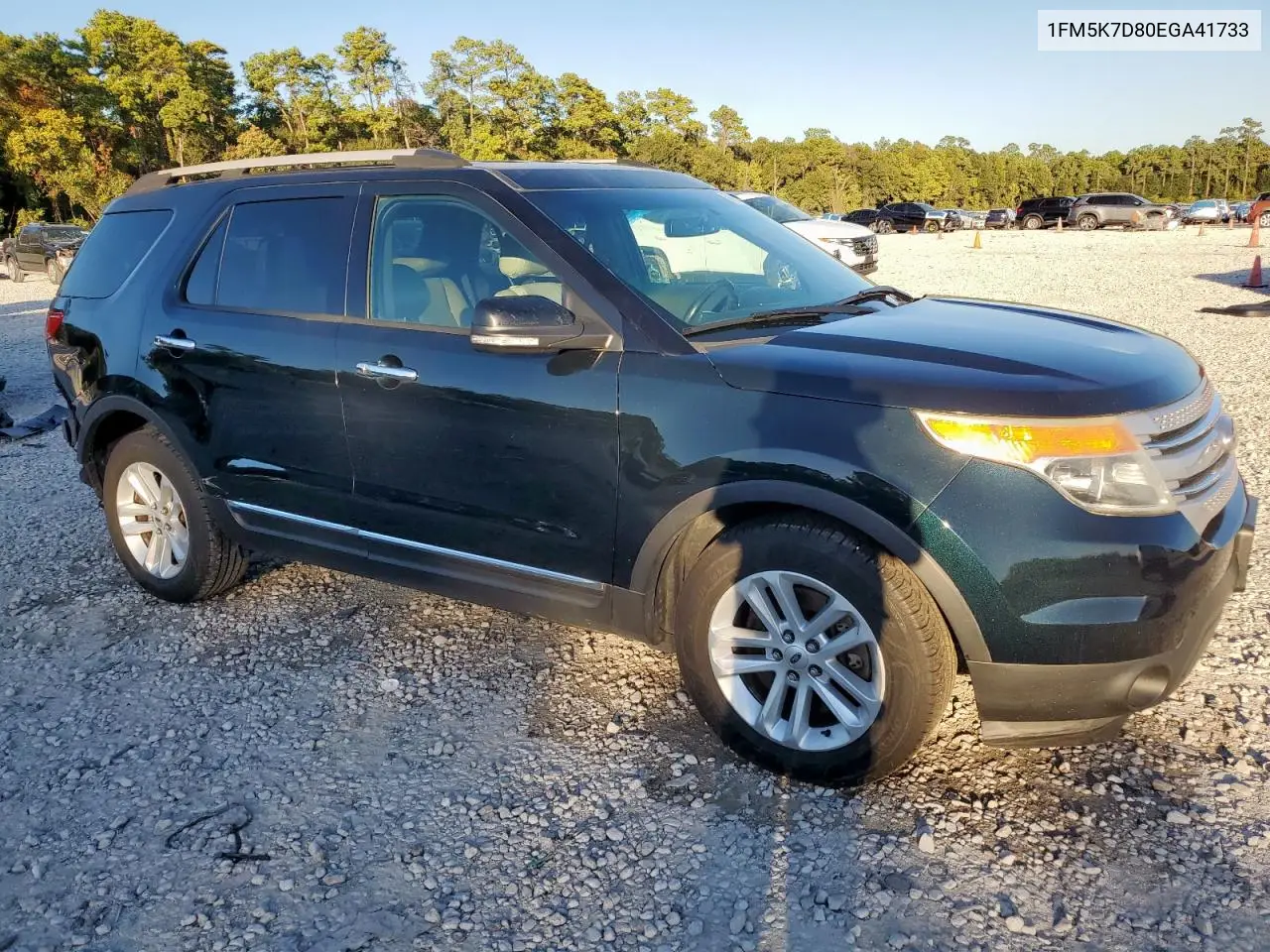1FM5K7D80EGA41733 2014 Ford Explorer Xlt