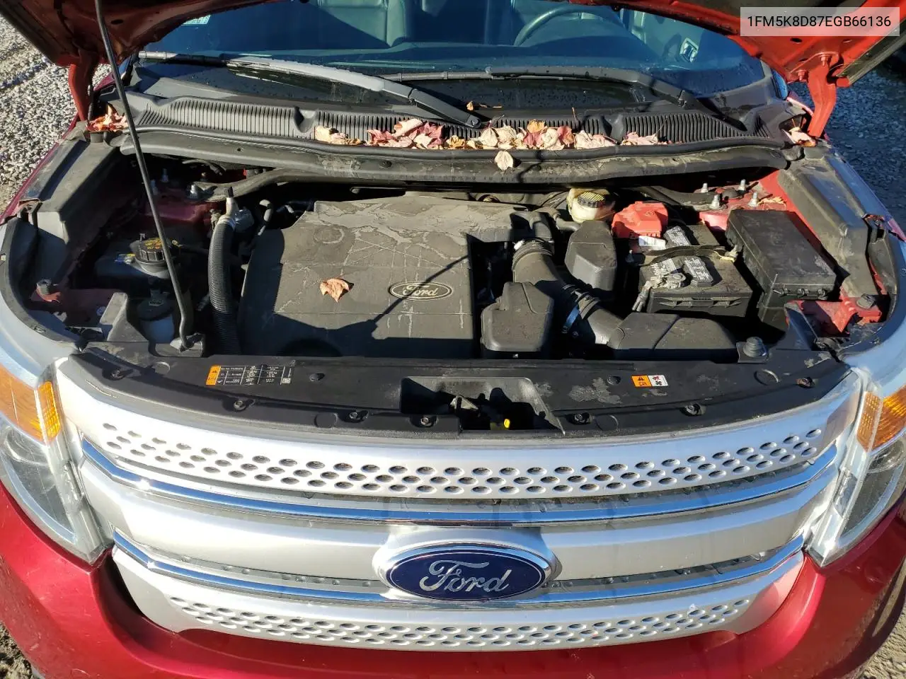 1FM5K8D87EGB66136 2014 Ford Explorer Xlt