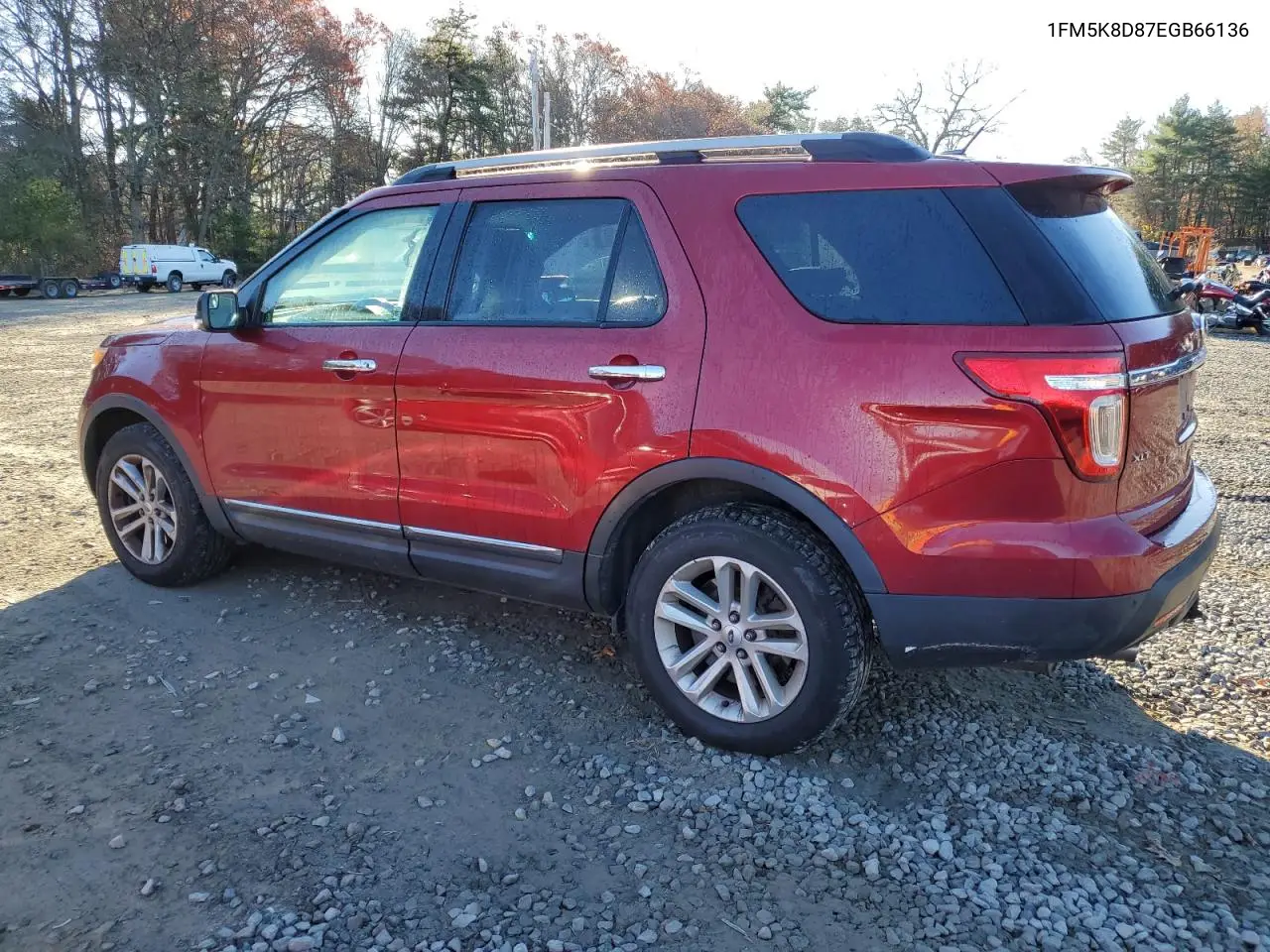 1FM5K8D87EGB66136 2014 Ford Explorer Xlt
