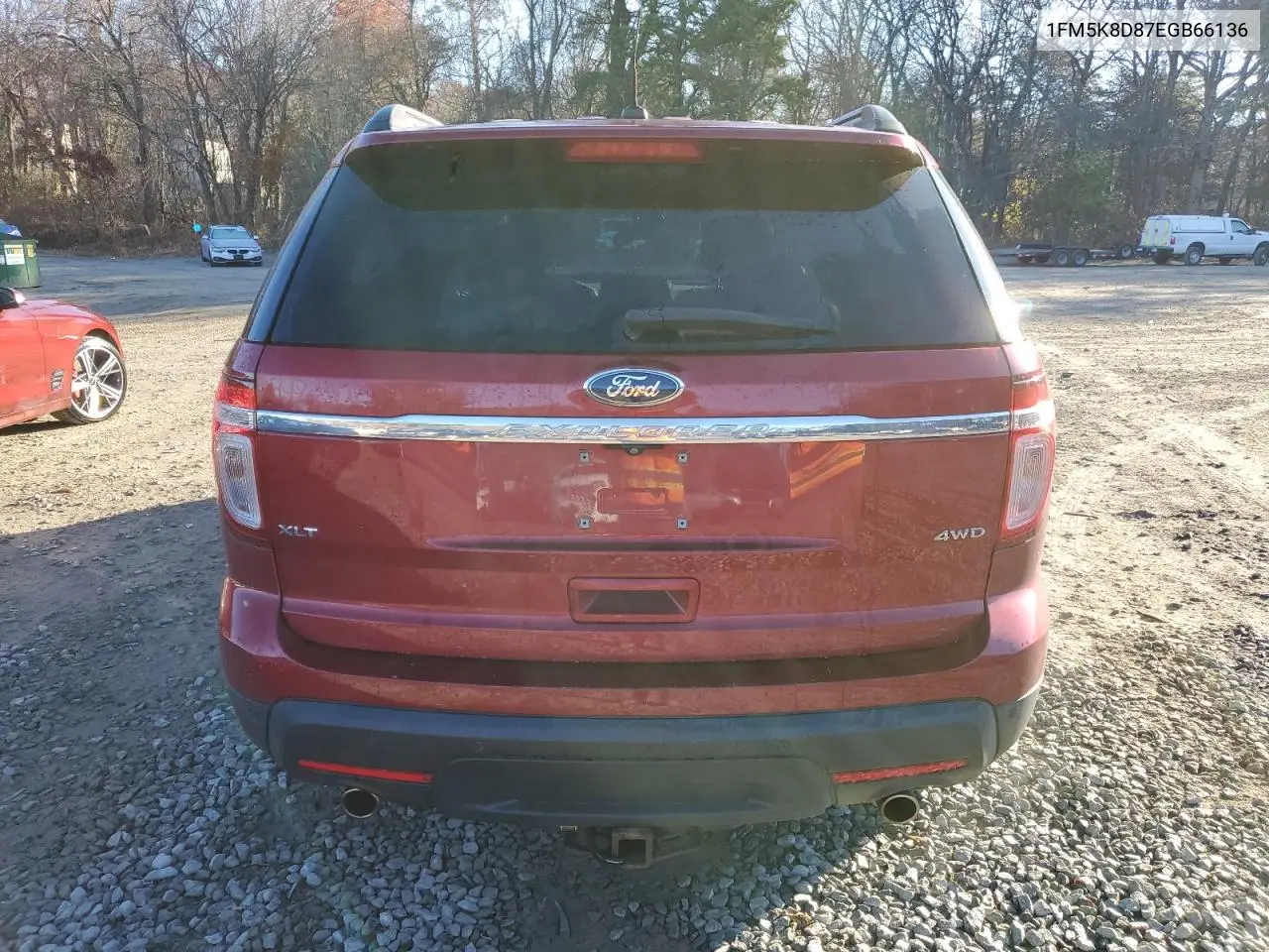 1FM5K8D87EGB66136 2014 Ford Explorer Xlt