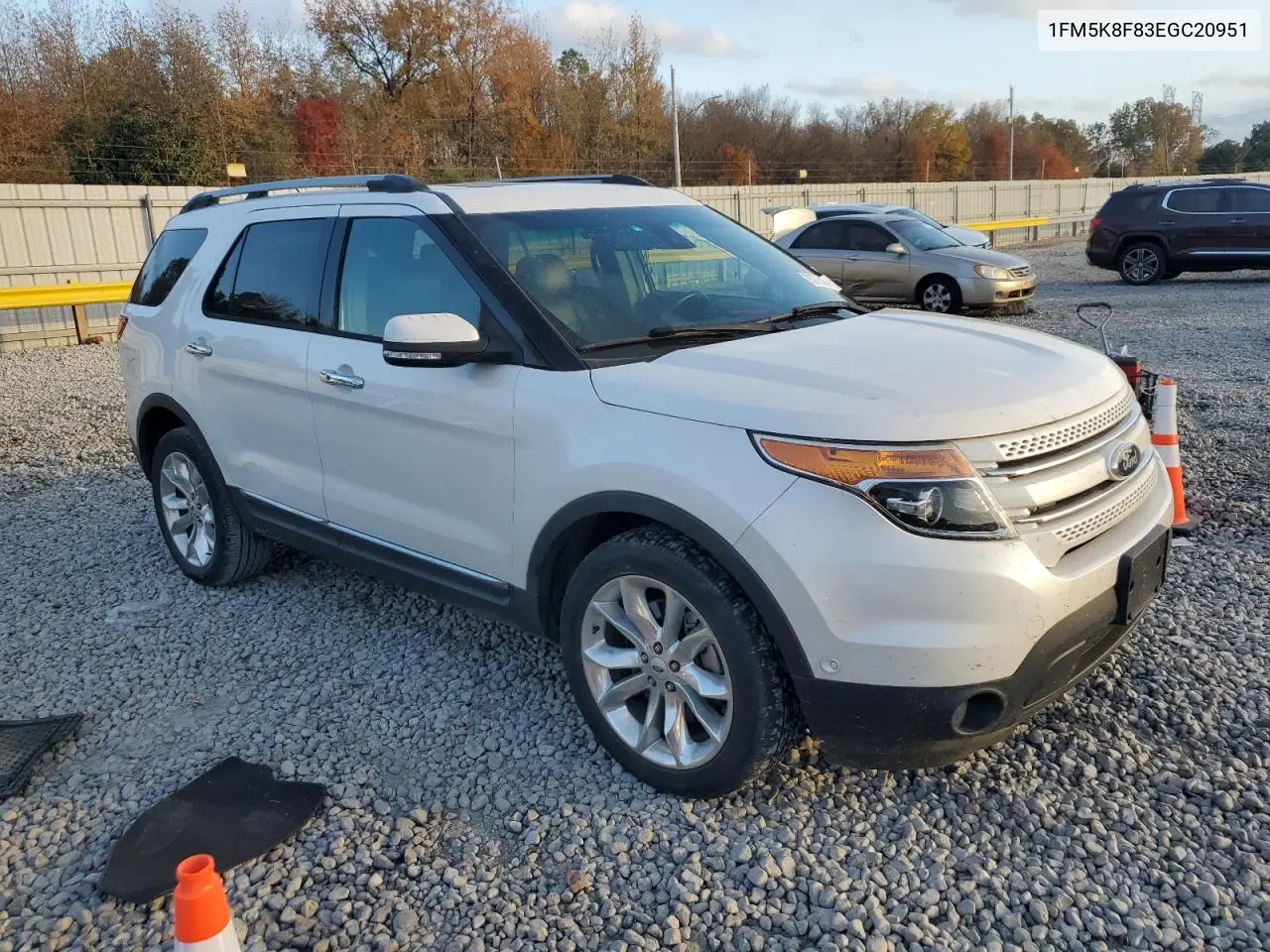 1FM5K8F83EGC20951 2014 Ford Explorer Limited