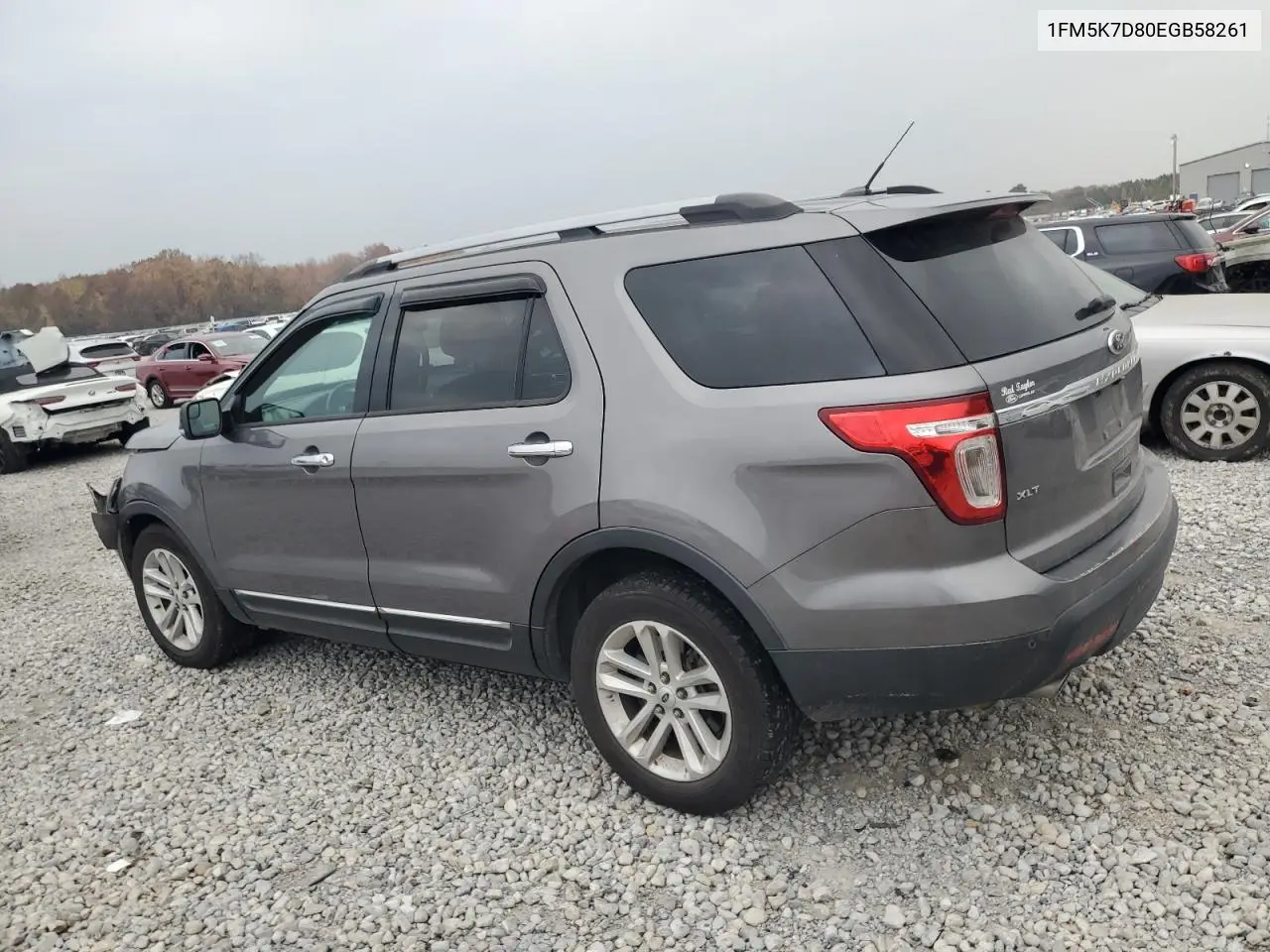 1FM5K7D80EGB58261 2014 Ford Explorer Xlt