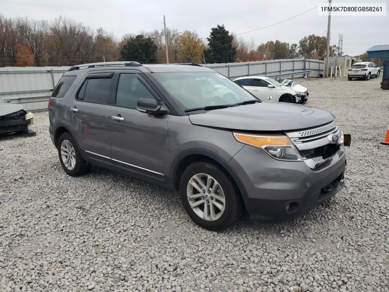 1FM5K7D80EGB58261 2014 Ford Explorer Xlt