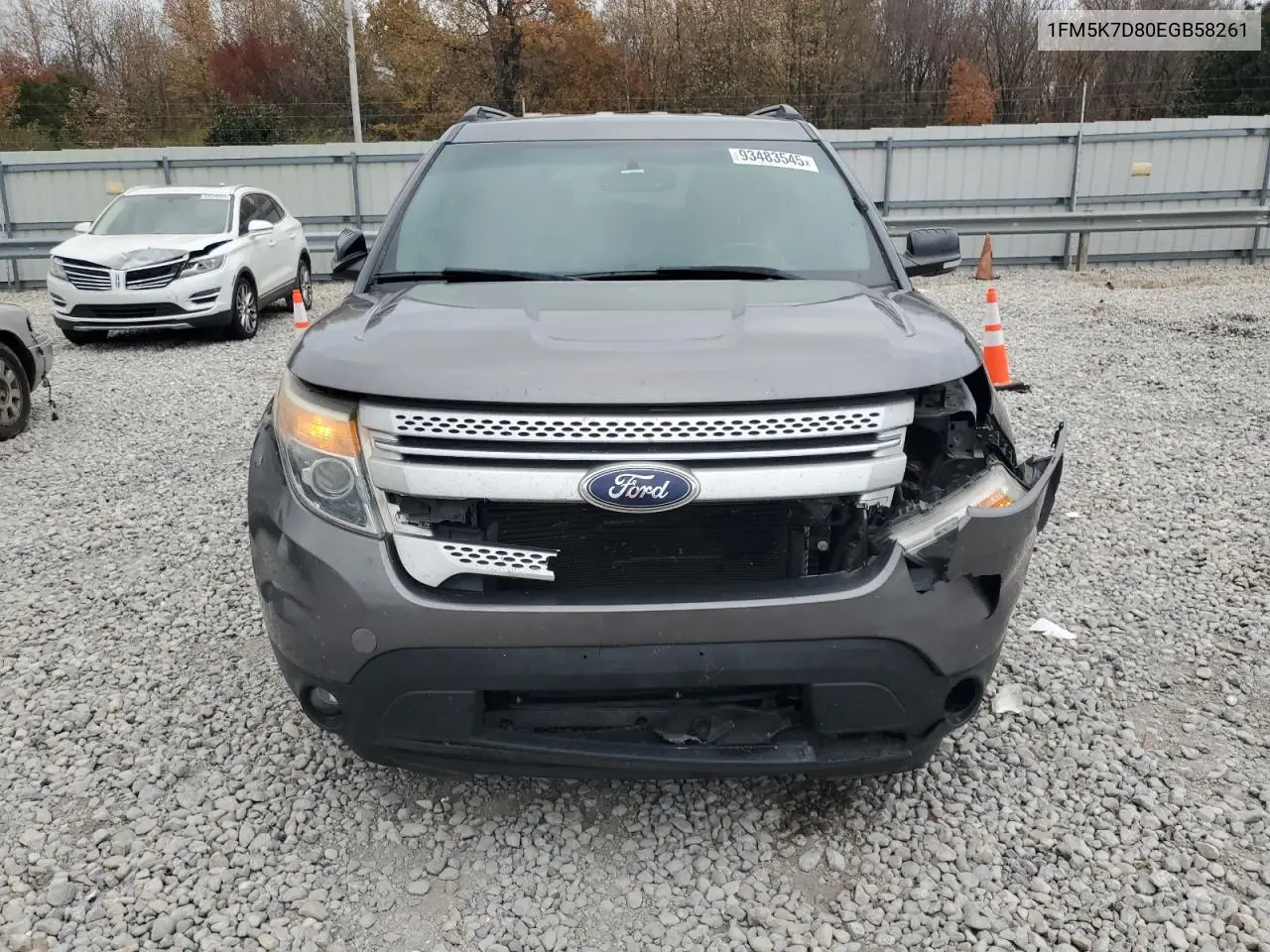 1FM5K7D80EGB58261 2014 Ford Explorer Xlt