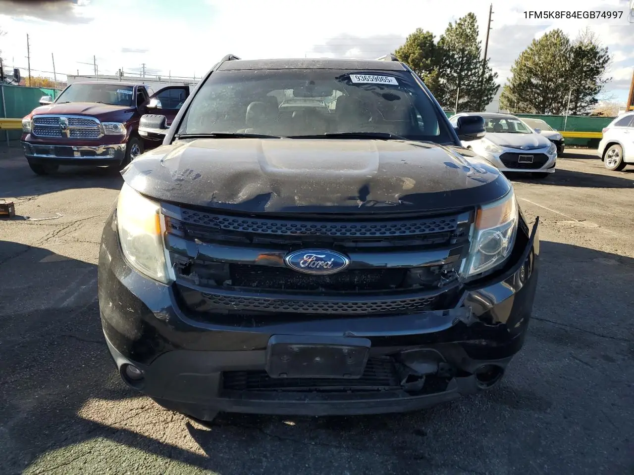 1FM5K8F84EGB74997 2014 Ford Explorer Limited