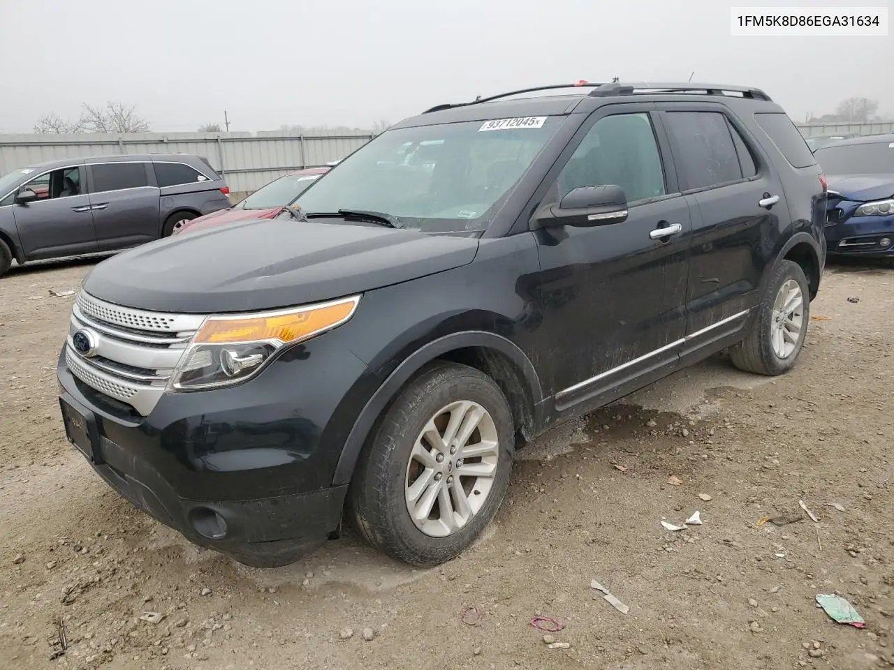 1FM5K8D86EGA31634 2014 Ford Explorer Xlt