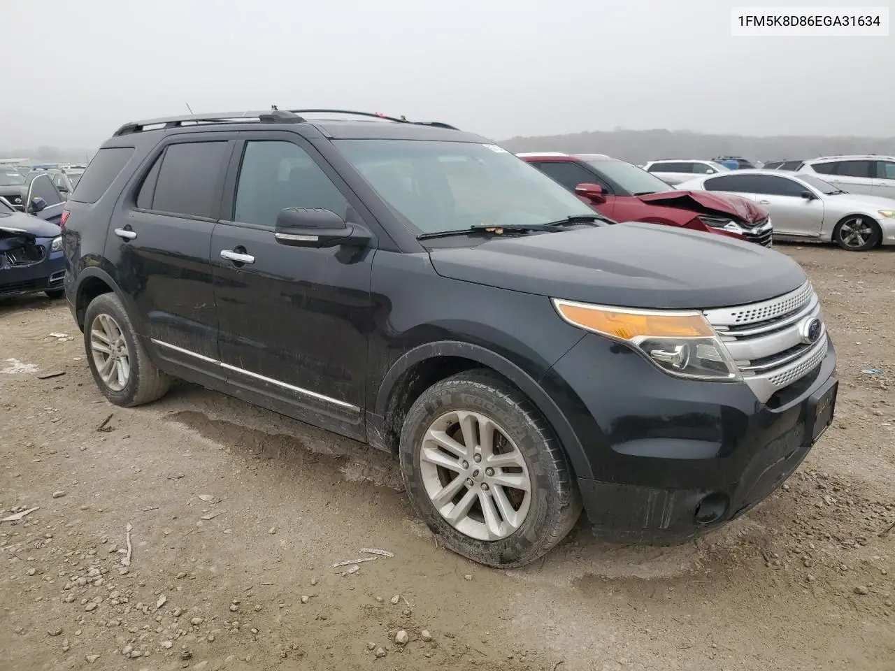 1FM5K8D86EGA31634 2014 Ford Explorer Xlt