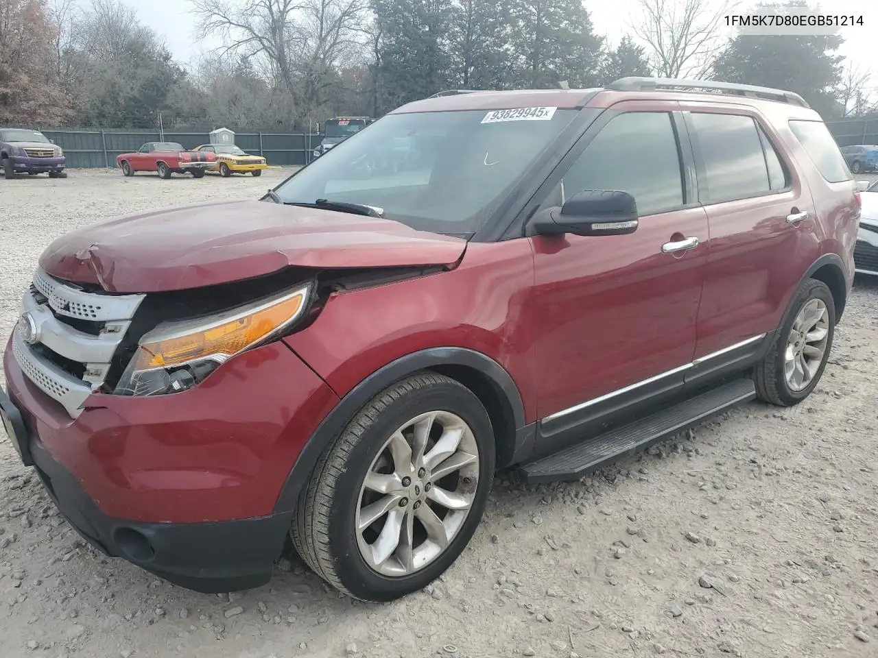 1FM5K7D80EGB51214 2014 Ford Explorer Xlt