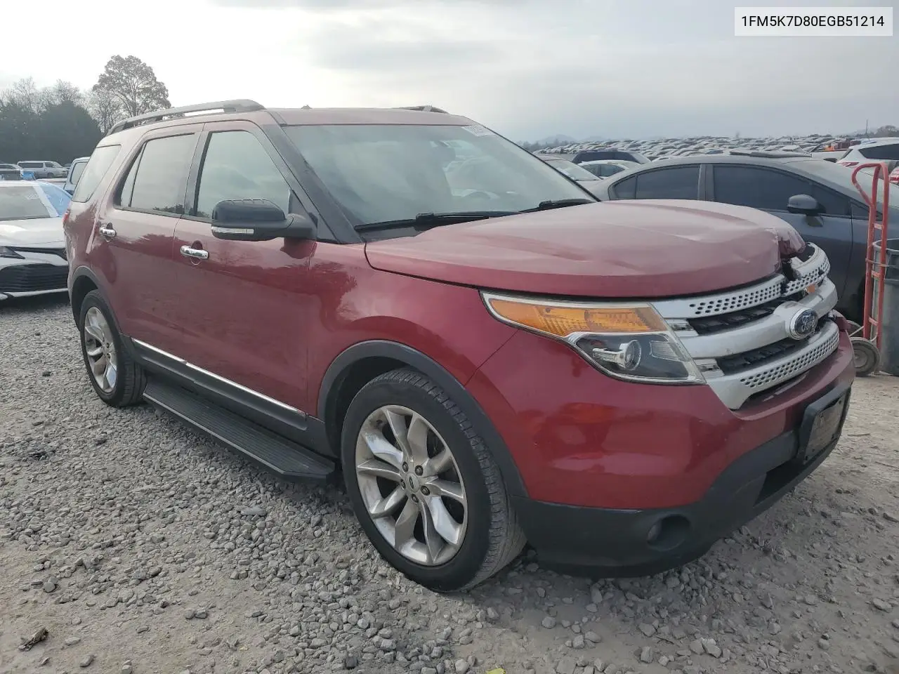 1FM5K7D80EGB51214 2014 Ford Explorer Xlt
