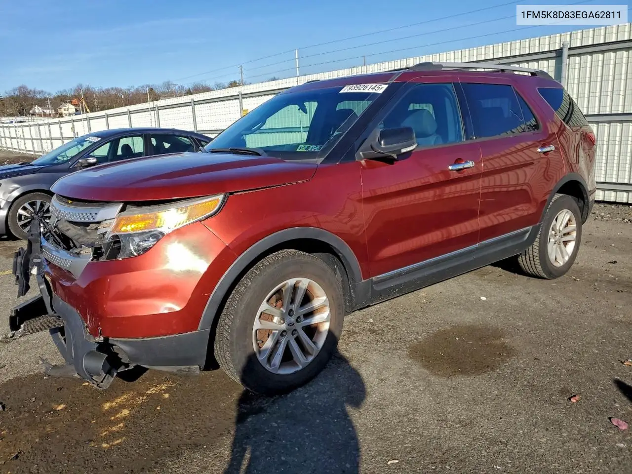 1FM5K8D83EGA62811 2014 Ford Explorer Xlt