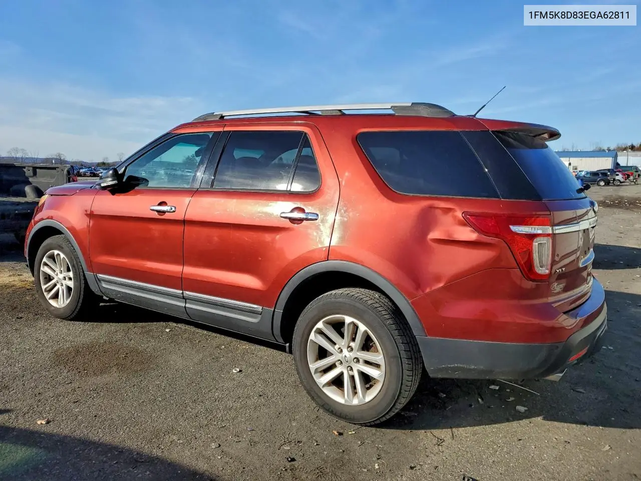 1FM5K8D83EGA62811 2014 Ford Explorer Xlt