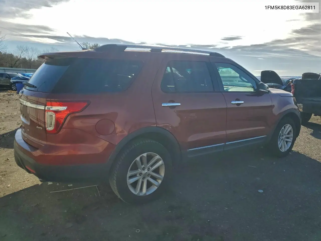 1FM5K8D83EGA62811 2014 Ford Explorer Xlt