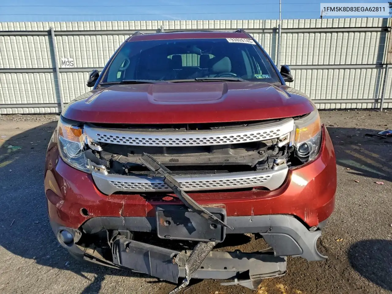 1FM5K8D83EGA62811 2014 Ford Explorer Xlt
