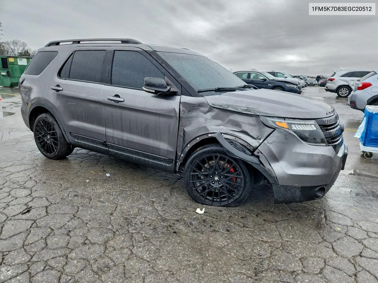 1FM5K7D83EGC20512 2014 Ford Explorer Xlt